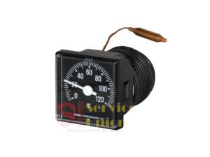 Термометр капиллярный Cewal TQ 45 P (45х45мм 0/120°С L-1500 мм)